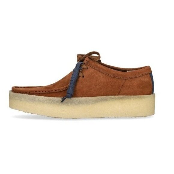 NEW CLARKS Wallabee Cup Tan Nubuck Men's Lifestyle Shoe Moccasins Mens Size 12